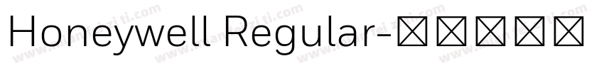 Honeywell Regular字体转换